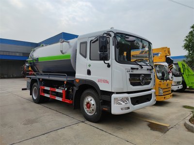 抽吸運(yùn)輸污水淤泥、糞便、沼液罐式車(chē)，國(guó)六排放吸污車(chē)抽吸快、適用面廣